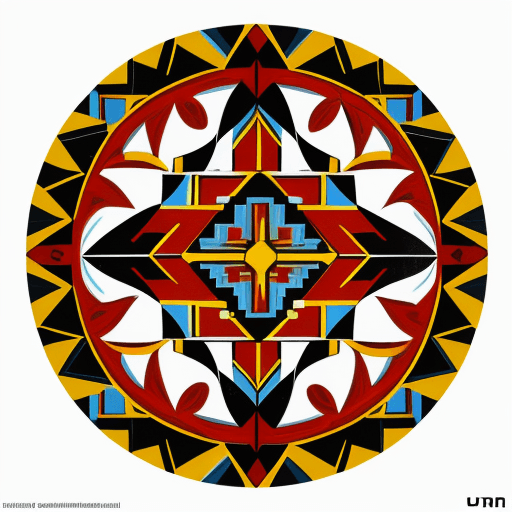 AI generated: Ukraine ethnic modern minimalistic

