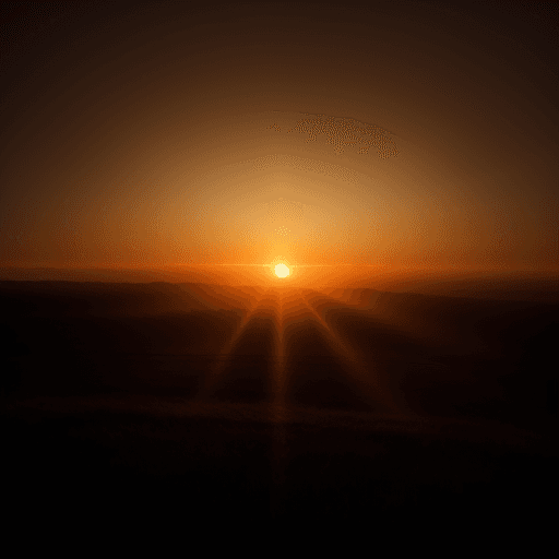 AI generated:  dramatic light, pale sunrise, cinematic lighting