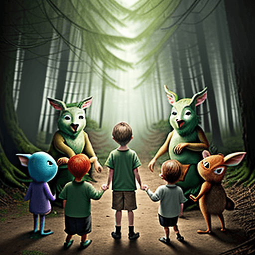 AI generated: 6-year-old Oliver met a group of friendly forest creatures who become his assistants.
They offer him...