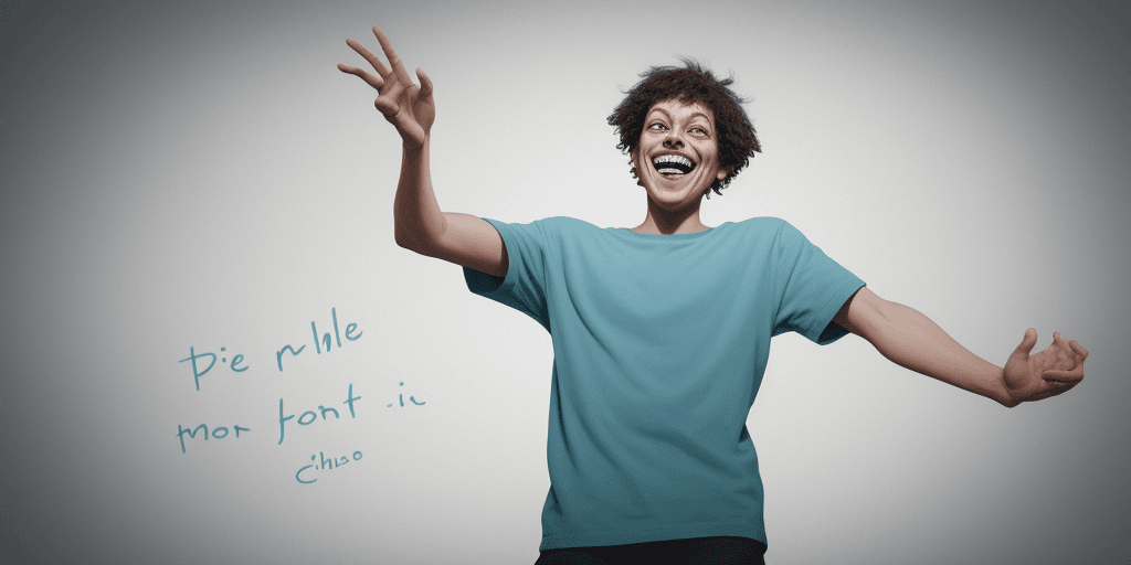 AI generated:  one man that people laugh at , no text , chill