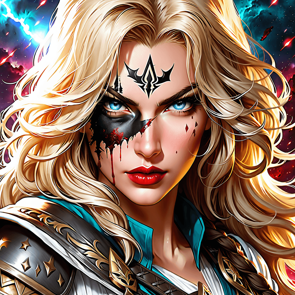 AI generated: a full portrait poster of a truly amazing and highly detailed ((( fantasy assassin's creed warrior))...