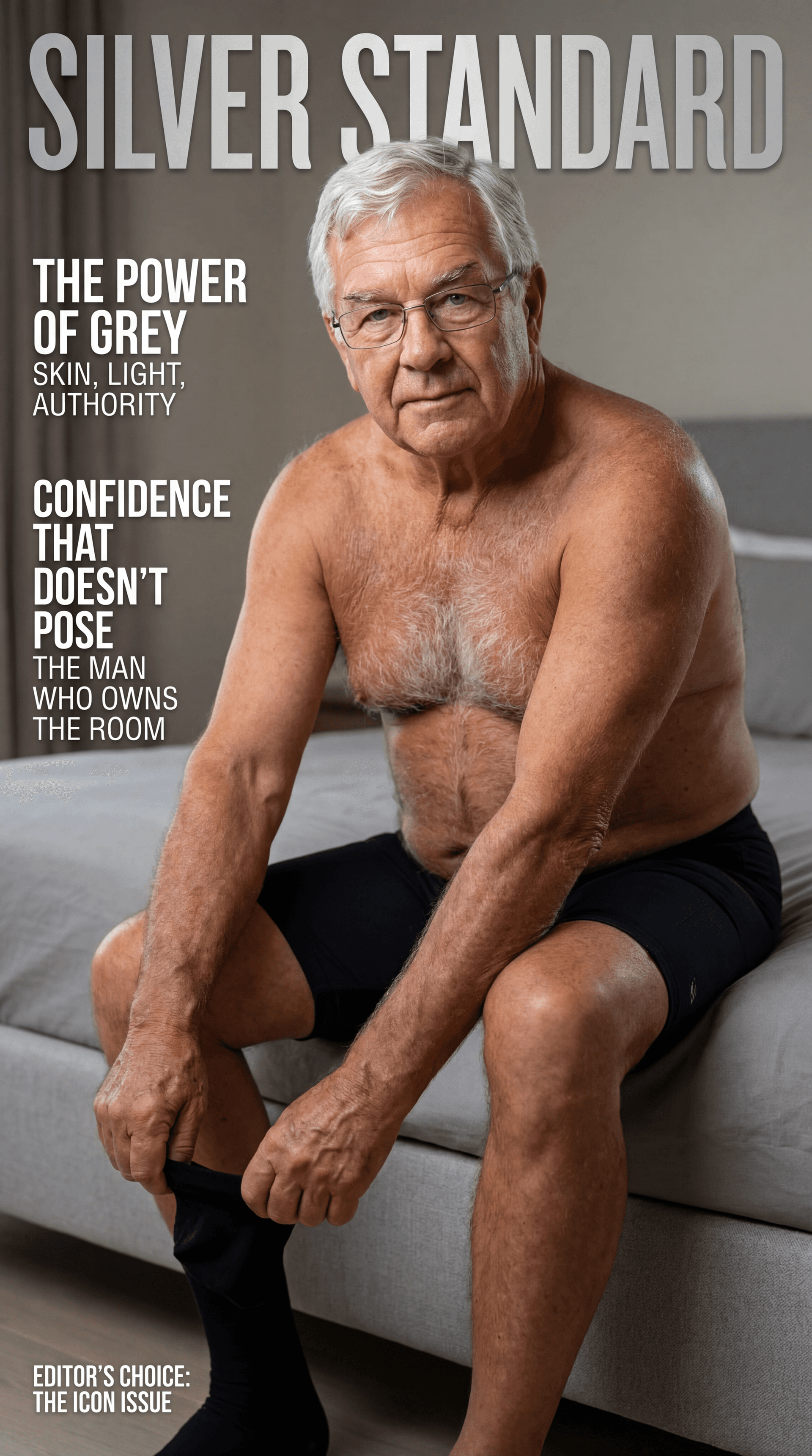 AI generated: FASHION MAGAZINE COVER. NOT CGI. NOT LIFESTYLE.
Ultra-realistic high-end editorial photography with ...