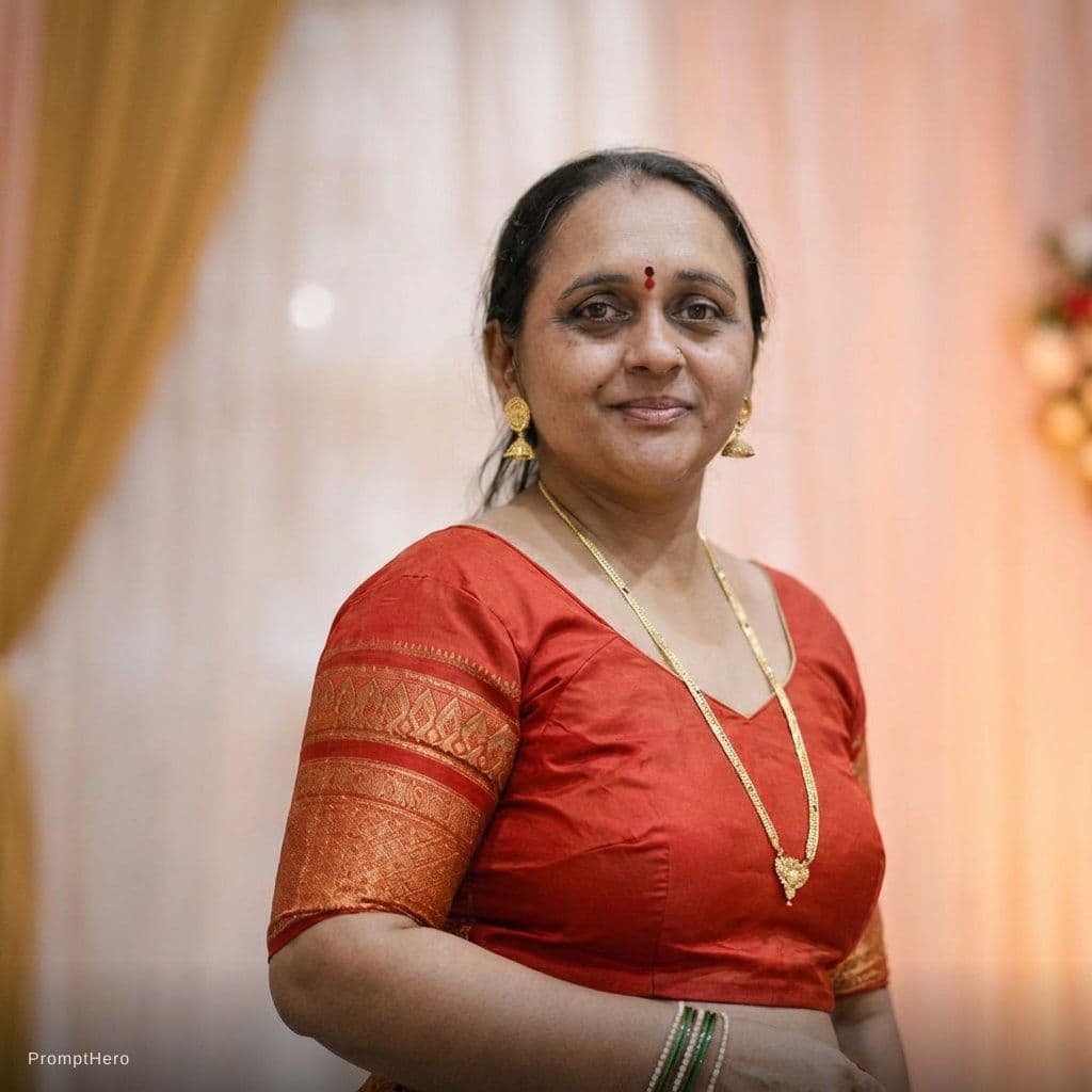 AI generated: remove the saree