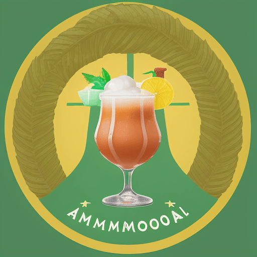AI generated: sorpréndeme y diseña  un logo para mi marca amazonicodrinks, nos dedicamos a distribuir bebidas 100%...