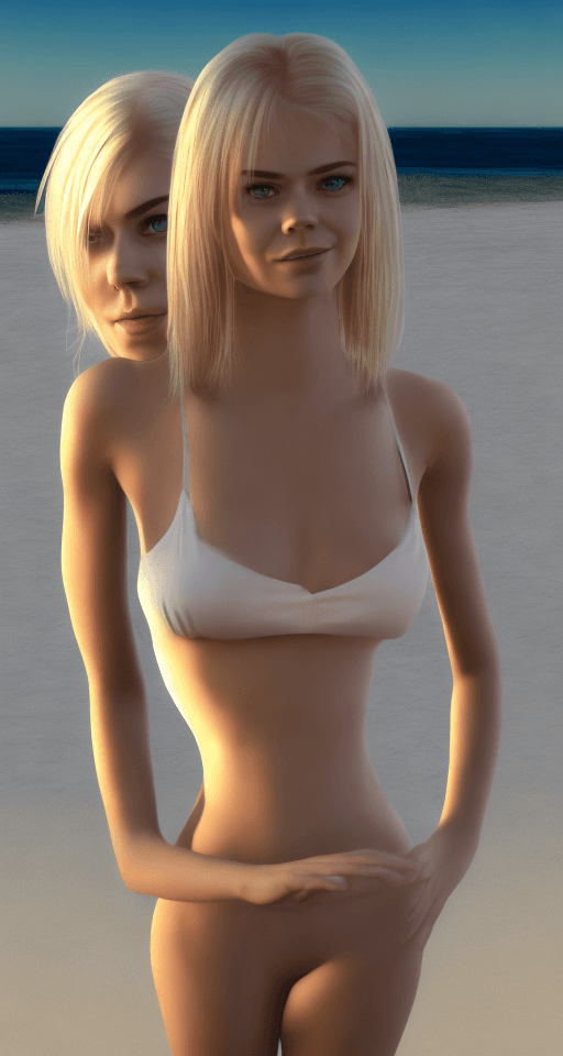 AI generated: photorealistic små vårtgårdar, full body photo of a beautiful 30 year old girl looking like a mix of...