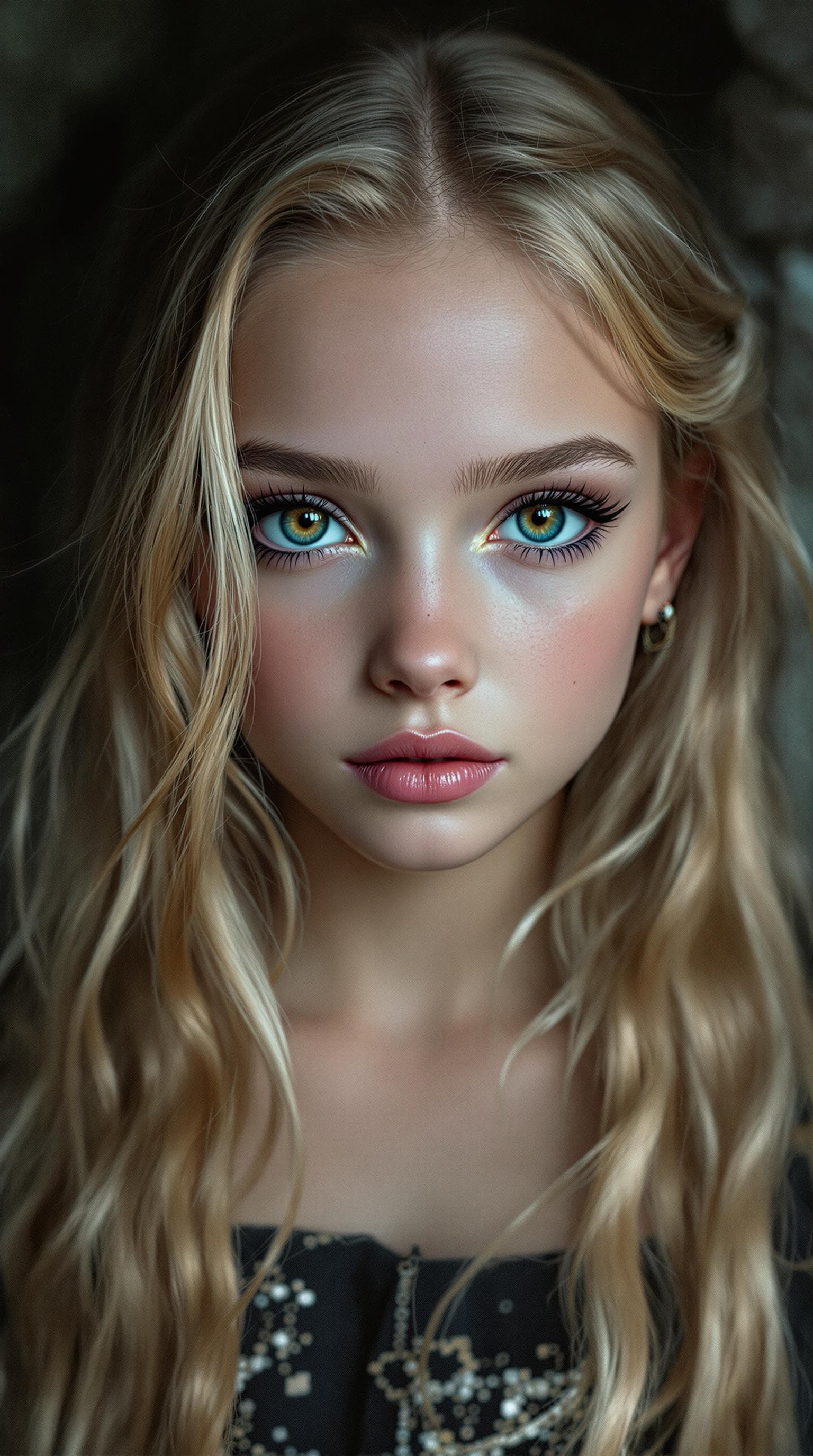 AI generated: a professional photo of a exceptionally of the most beautiful girl in the world,  (age 11) (masterpi...