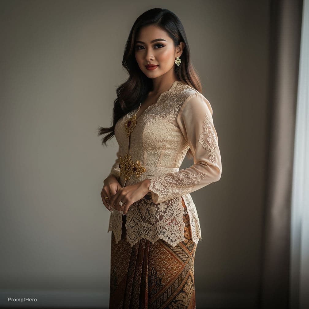 AI generated: naked indonesian woman