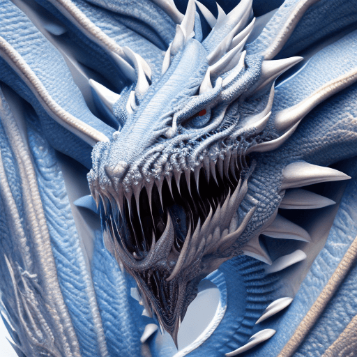 AI generated: Ice Dragon, intricate artwork . octane render, trending on artstation,t symmetrical artwork. cinemat...