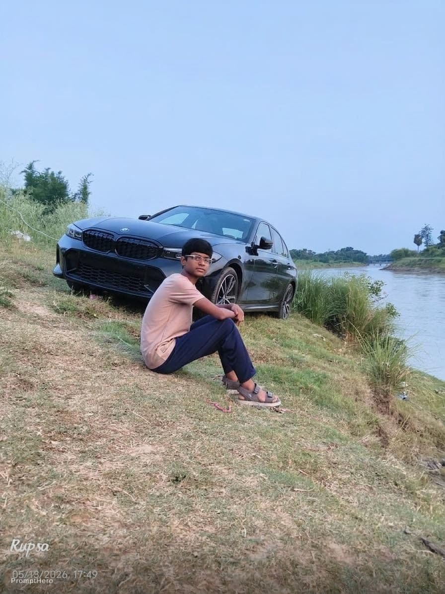 AI generated: Bmw black Add same face 