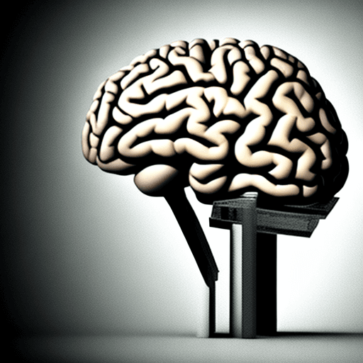 AI generated: brain in a cage