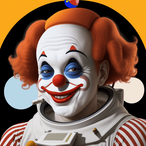 AI generated: NASA clown