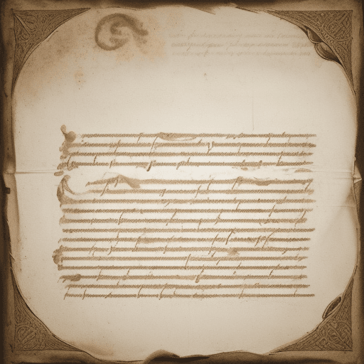 AI generated: Creates an image that evokes the essence of medieval and fantasy times, representing an empty sheet ...