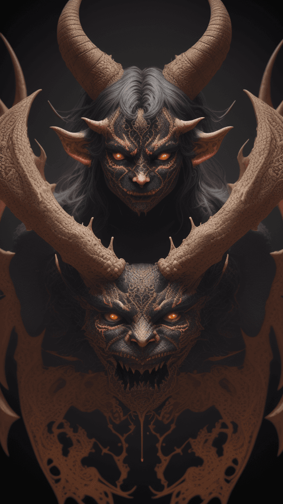 AI generated: sRGB 8k 16k Who said a demon has horns, intricate artwork . octane render, trending on artstation,t ...