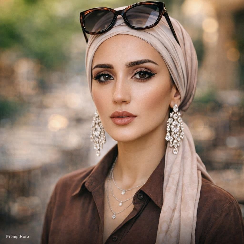 AI generated: {
  "image_analysis": {
    "subject": {
      "description": "Young woman",
      "expression": "Ne...