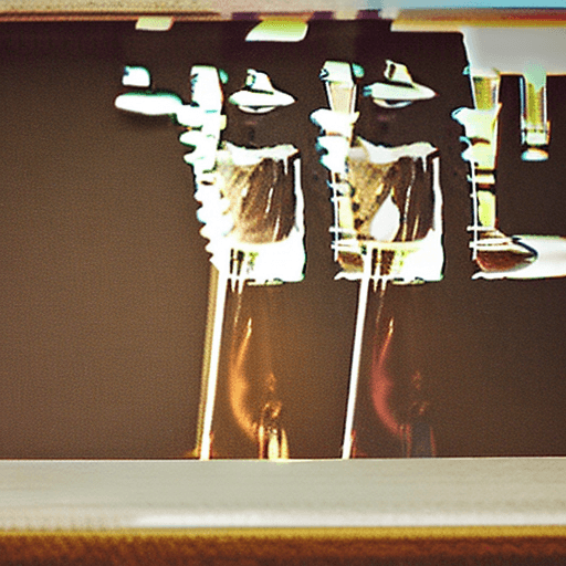 AI generated: of a couple standing together | Their silhouettes are framed against the wine background | smoke cig...