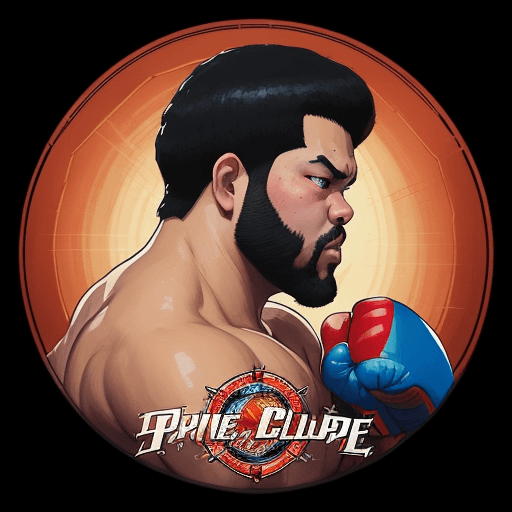 AI generated: centered, masterpiece, a painting of a man in a boxing ring, trending on Artstation, jazza and rossd...