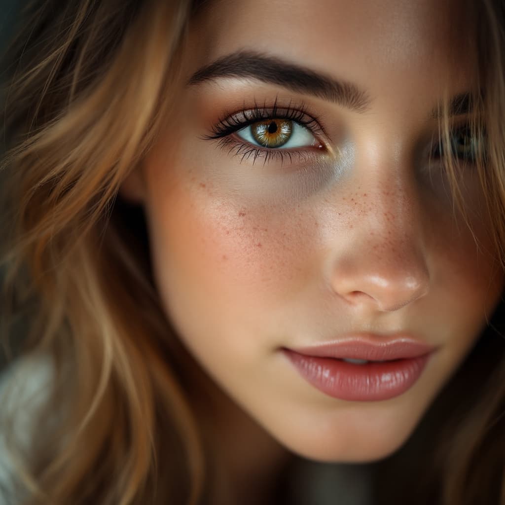 AI generated: focus and concentrate on creating an ultrarealistic high definition RAW photograph 28 year old Cauca...