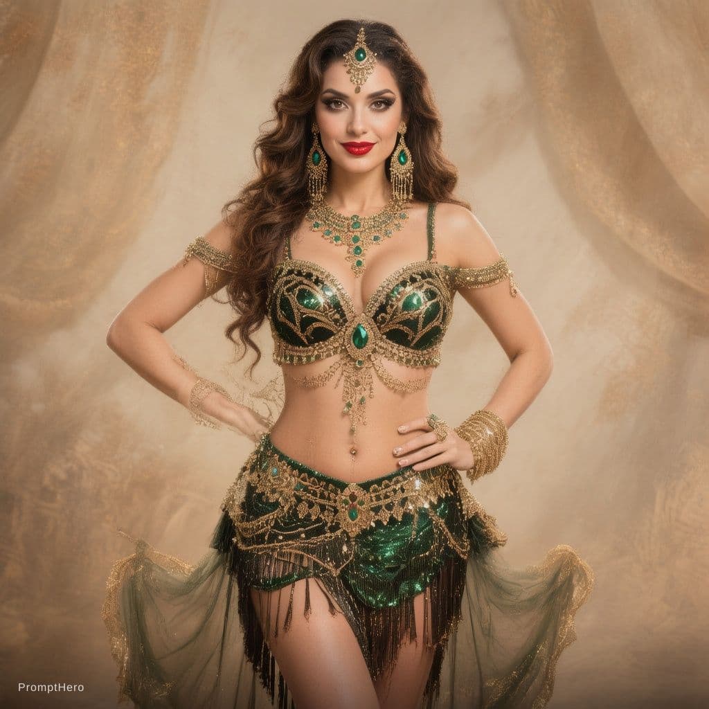 AI generated: Make my dress like a Belly dancer short dress