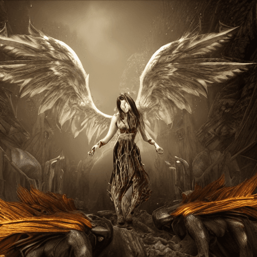 AI generated: An amazing creature, incredibly cute appearance with a hellishly evil soul, in the style of good and...