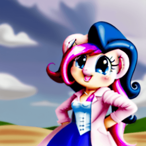 AI generated: pinkie pie establishes an anarchist country