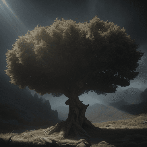 AI generated: Photo of  the stemme of the Venturelli family tree , dramatic light, , cinematic lighting, battered,...