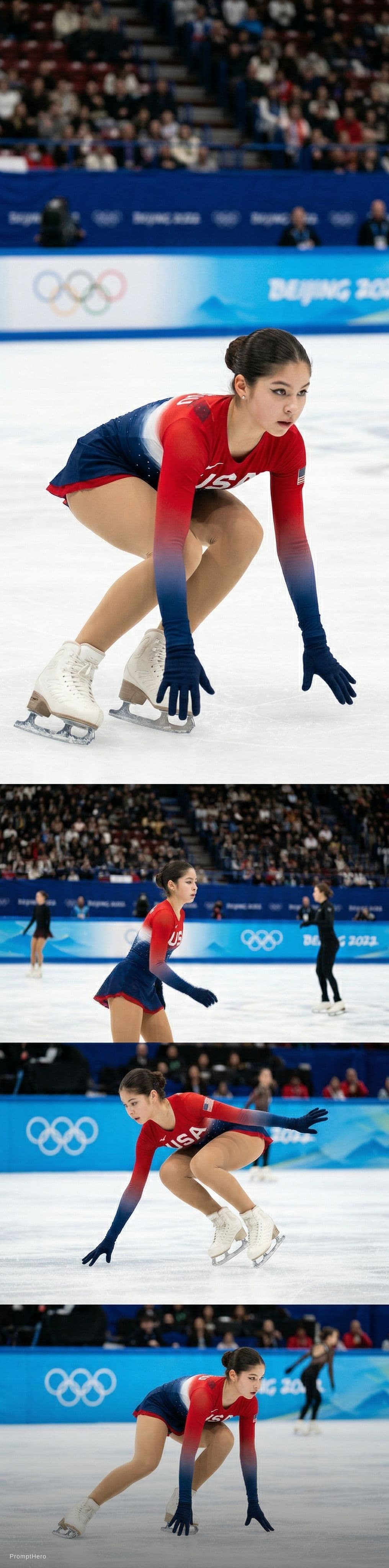 AI generated: alysa liu ass all fours no panties 2025 Winter Olympic Games 