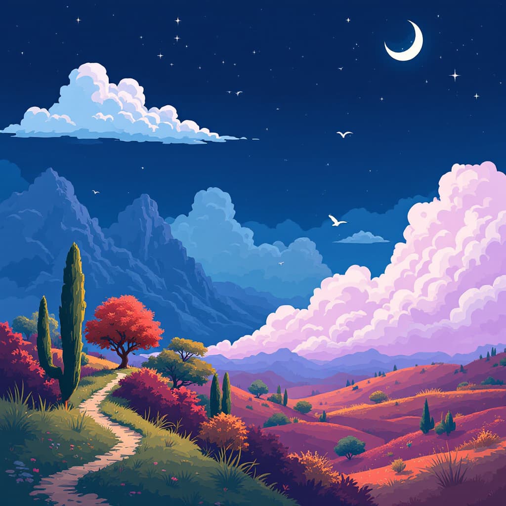 AI generated: loro de muchos colores, pero dibujado estilo clipart
