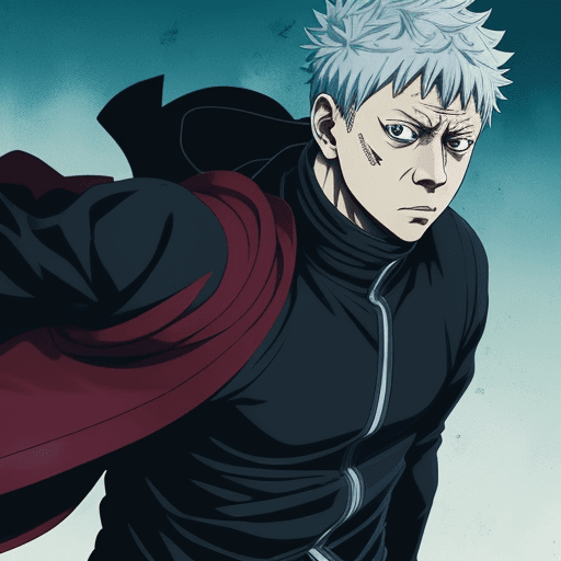 AI generated:  gojo satoru jujutsu kaisen anime
