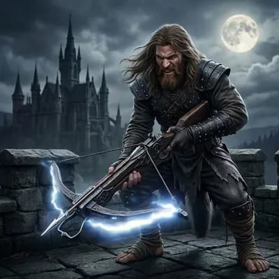 AI generated video: a human man transforming into a werewolf