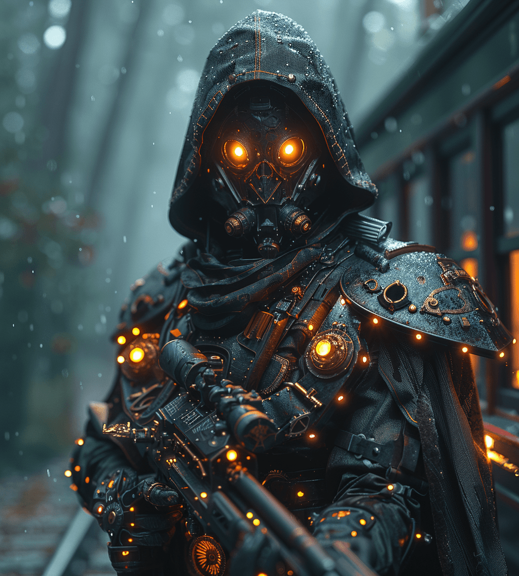 AI generated: epic hyperrealistic photo detailed stylization:powerful and emotive, the middle of the night,in the ...