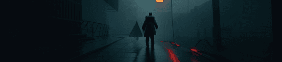 AI generated: Create a captivating cover image depicting a lone figure walking away, portraying a sense of mystery...