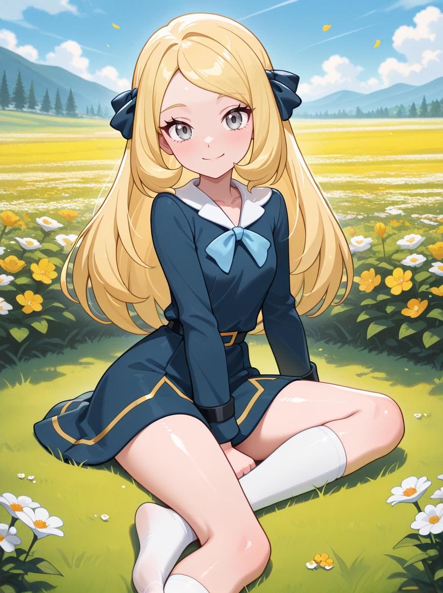 Young  Cynthia - Pokemon Journeys