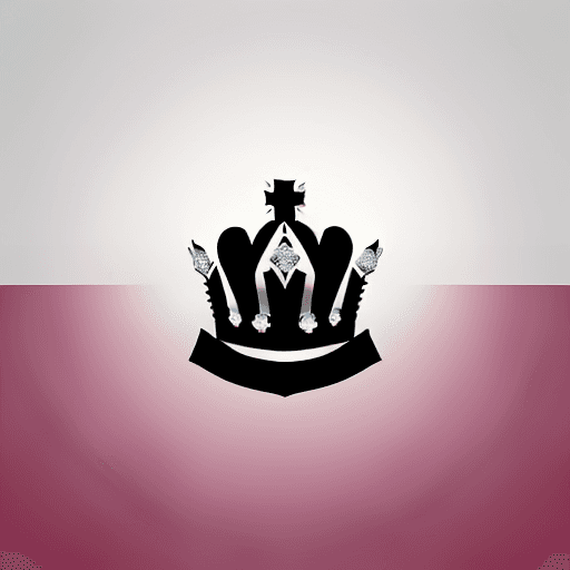 AI generated: logo for a business that consults about diplomacy issues. logo should be a duchess crown made with d...