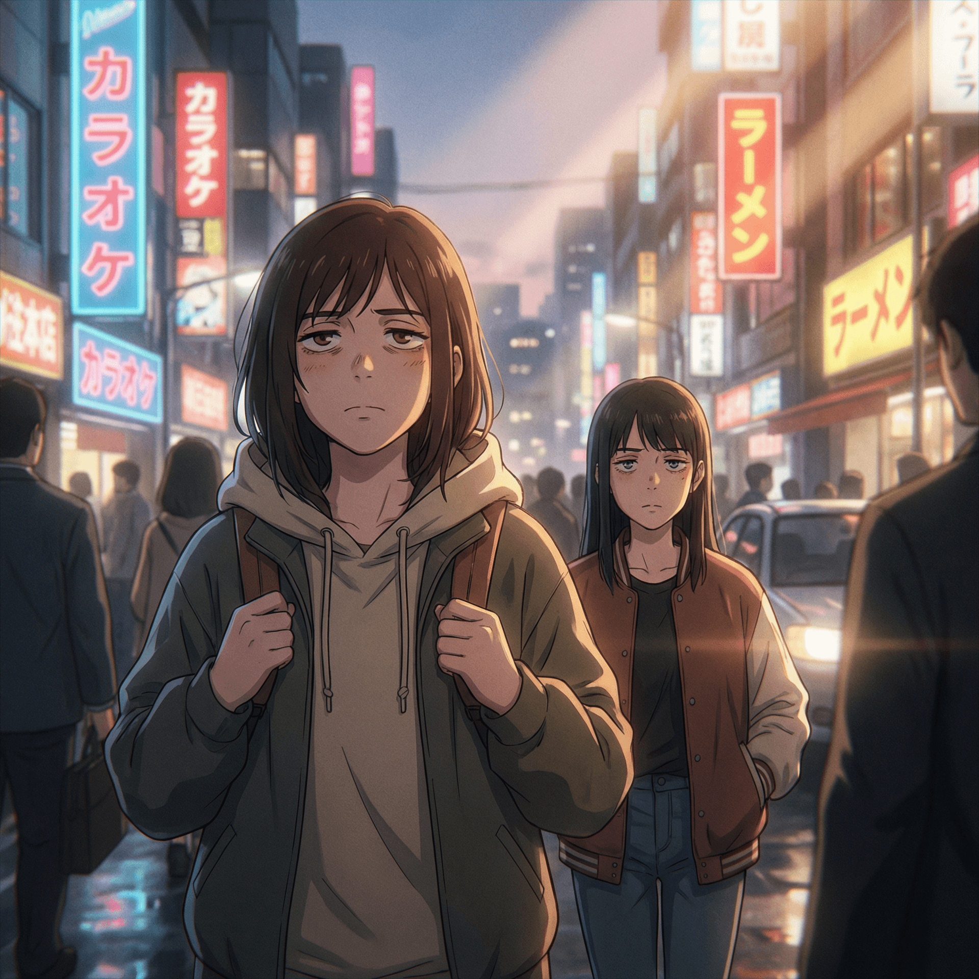 AI generated: score_9, score_8_up, score_7_up, 2girls, tomany girls, source anime, anime screencap, masterpiece, e...