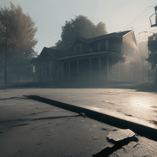 AI generated: 4k image shot from a terror movie, cinematic composition, cinematic lighting, raytracing