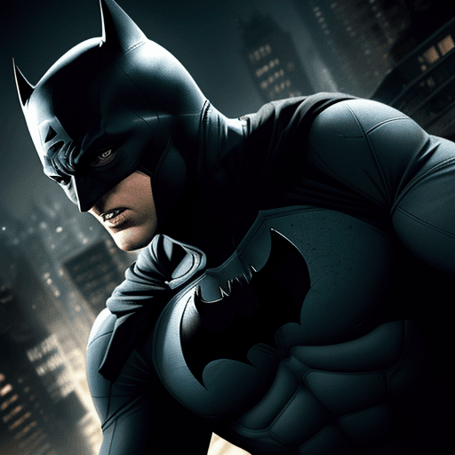AI generated: Batman and captain America in one person,4 k ultra HD 