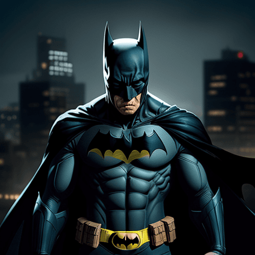 AI generated: Batman in dudo