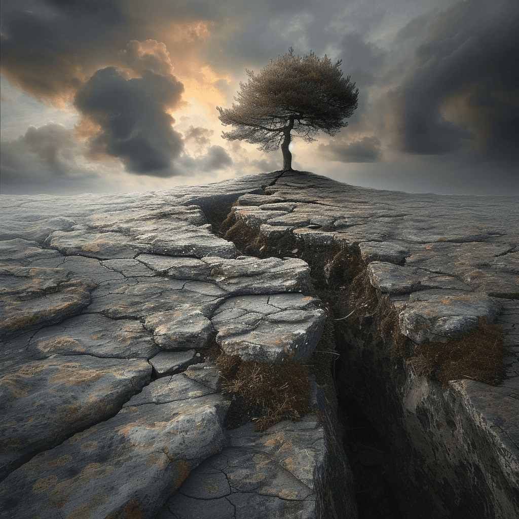 AI generated: Dariusz Klimczak’s finest artwork, HDR photography blending surreal elements with realistic landscap...