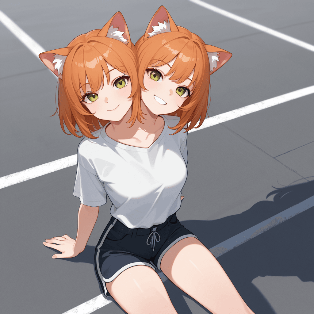 Two heads anime trained edition Illustrious version