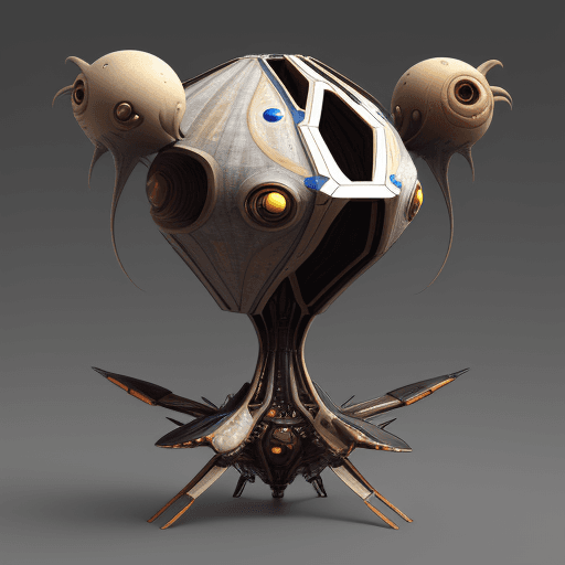 AI generated: davinci alien craft