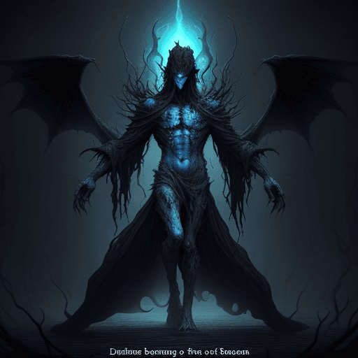 AI generated: Darkmare is an being that is born from corrupted heaven, the beings which resided there abandoned th...