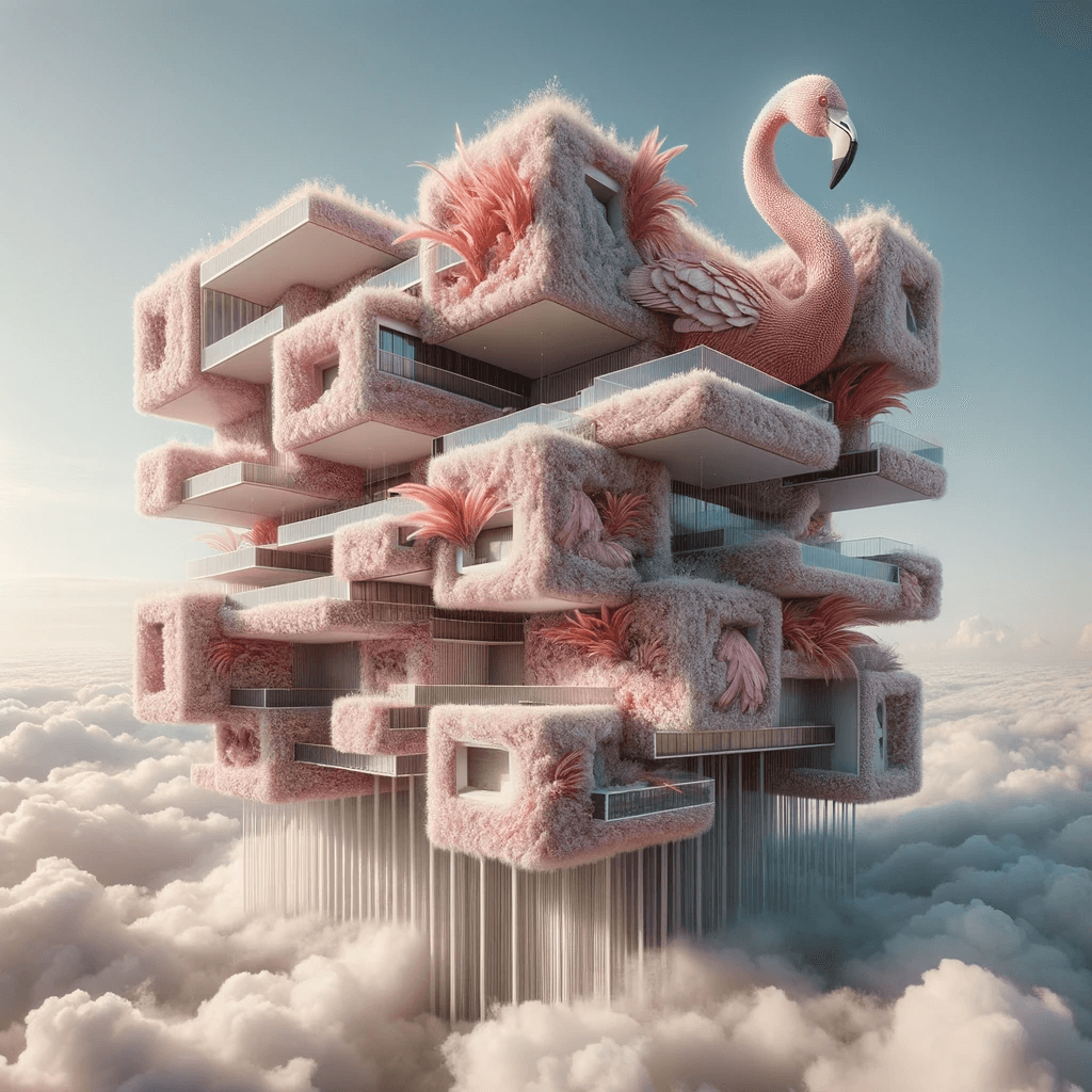 AI generated: High-resolution Architecture Photography in a 4:3 ratio: An intricately detailed image capturing a c...