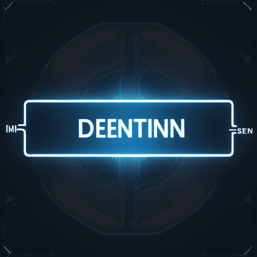 AI generated: Image of a sign with "Deep learning" text on it