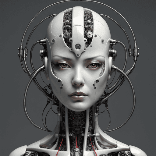 AI generated: Character Sheet, complex 3d render ultra detailed of a beautiful porcelain profile japan woman andro...