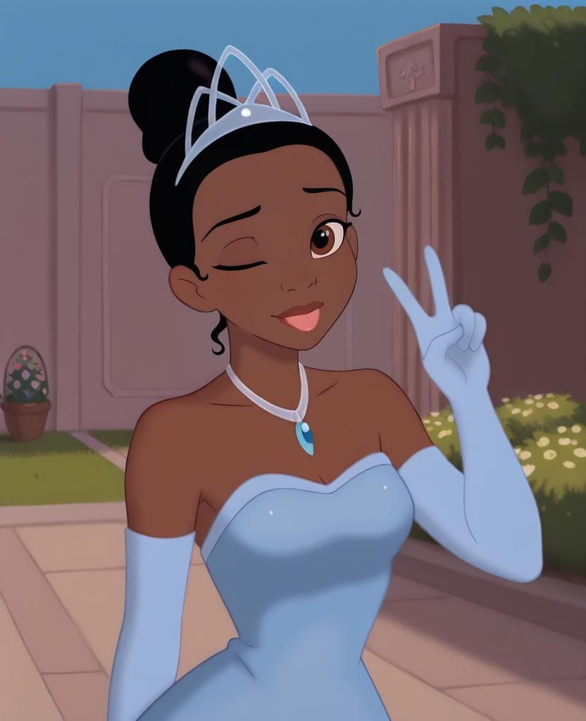 Tiana (Blue Dress) | The Princess and the Frog | Disney