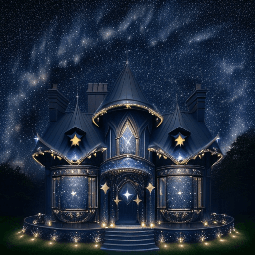 AI generated:  High resolution star design, bright starry sky, the night sky is very bright, a new star is rising,...