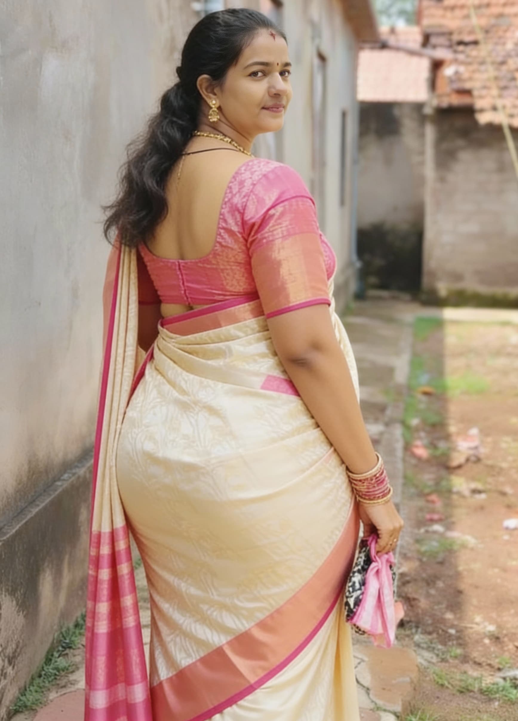 AI generated: This photo hot back side photo