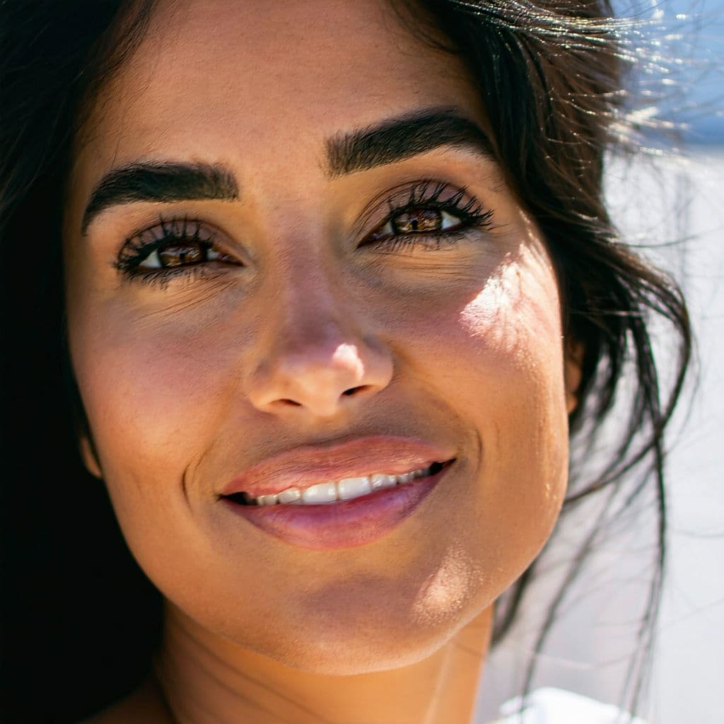 AI generated: a photo realistic, high resolution master glamour  photo of a beautiful Brazilian, dark haired model...