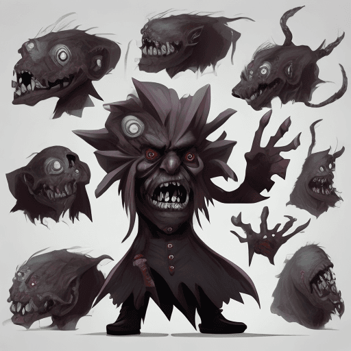 AI generated: crazy character concept

