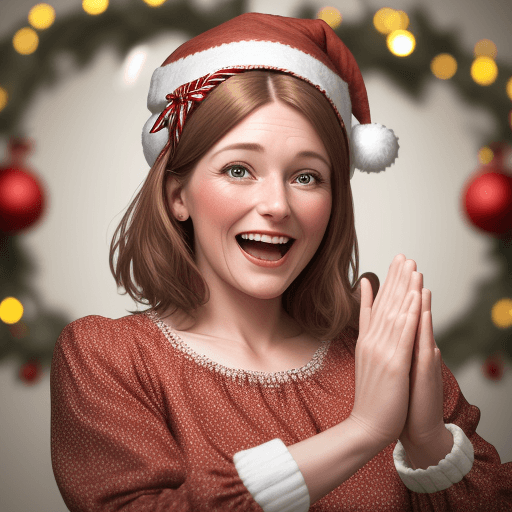 AI generated: Hyperrealistic close-up photo of a 35 year old woman with an enthusiastic face looking at the viewer...